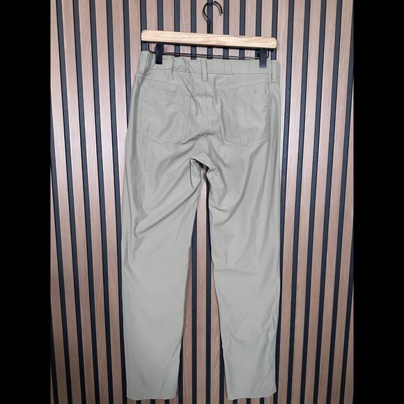Johnnie O Pants 16 Womens Beige Khaki Low Rise Prep-Formance 100% Poly - Picture 2 of 8